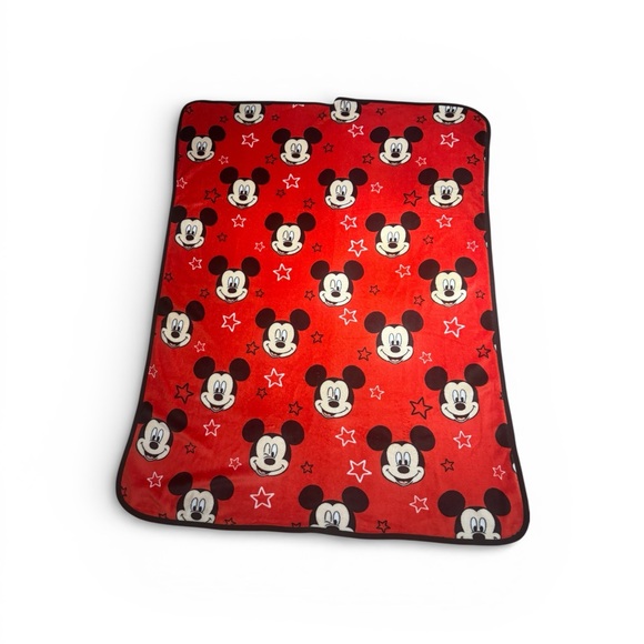 Disney Other - Disney Red Mickey Mouse Throw Blanket